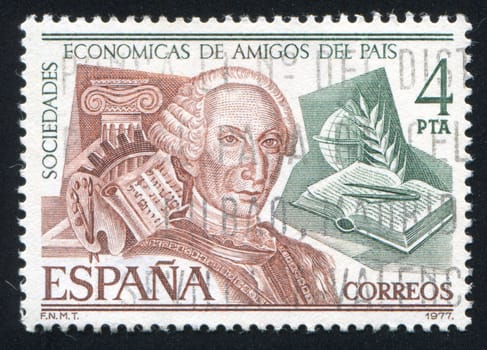 SPAIN - CIRCA 1977: stamp printed by Spain, shows Marquis de Penaflorida, circa 1977