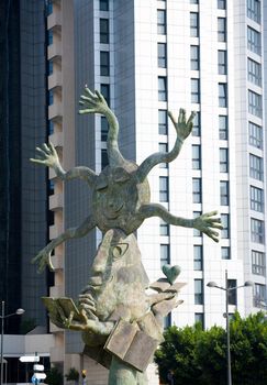 Valencia Ripolles Statue in Paseo de la Alameda at Spain