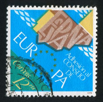 SPAIN - CIRCA 1978: stamp printed by Spain, shows Spain, circa 1978