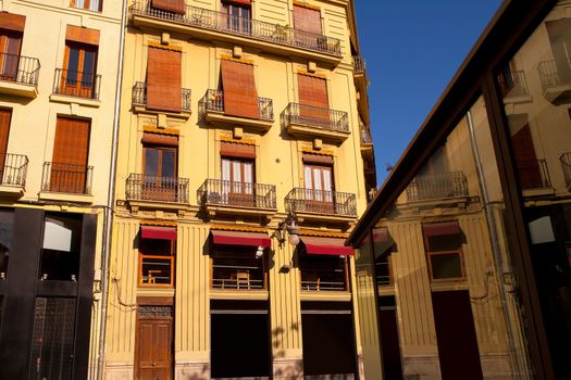 Valencia Placa Plaza del Tossal in Barrio del Carmen at Spain