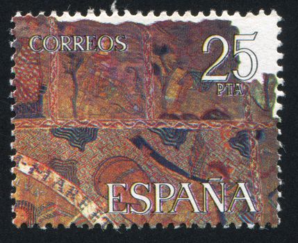 SPAIN - CIRCA 1980: stamp printed by Spain, shows The Creation, circa 1980