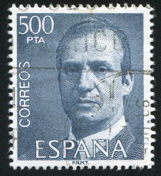 SPAIN - CIRCA 1993: stamp printed by Spain, shows King Juan Carlos I, circa 1993