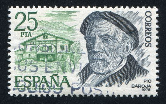 SPAIN - CIRCA 1978: stamp printed by Spain, shows Pio Baroja, circa 1978