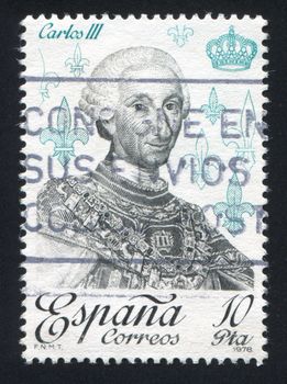 SPAIN - CIRCA 1978: stamp printed by Spain, shows Carlos III, circa 1978