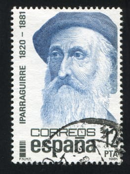 SPAIN - CIRCA 1981: stamp printed by Spain, shows Iparraguirre, circa 1981