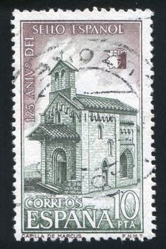 SPAIN - CIRCA 1975: stamp printed by Spain, shows Chapel of St. Mark, circa 1975