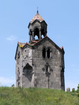 The Belfry at Haghpat is the best-preserved and the earliest of its type in Armenia. It Built by order of Abbot Hamazasp in 1245.
