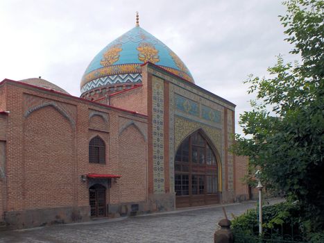 The Blue Mosque is the largest mosque of Yerevan and only one still preserved, It was built in 1765/6.  In the mid-1990s, an Iranian quasi-statal foundation agreed to fund a total restoration of the mosque.