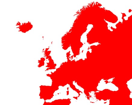 Detailed map of Europe