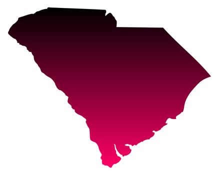 Map of South Carolina