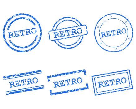 Retro stamps