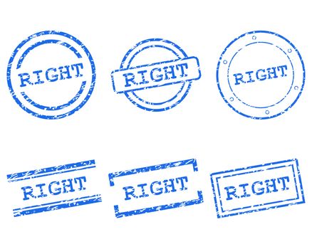 Right stamps