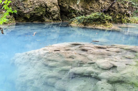 Beautiful river deep in to the Navarra's mountain in Spain.