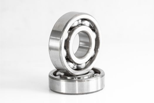 ball bearing, isolated over white