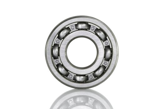 ball bearing, isolated over white