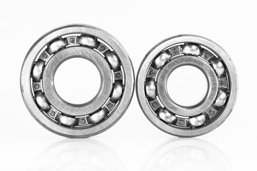 ball bearing, isolated over white