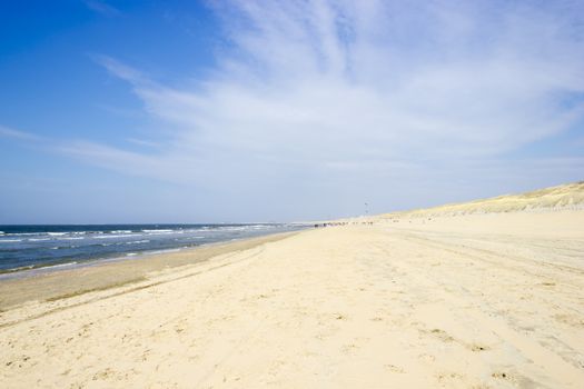 Beach on North Sea, the Netherlands