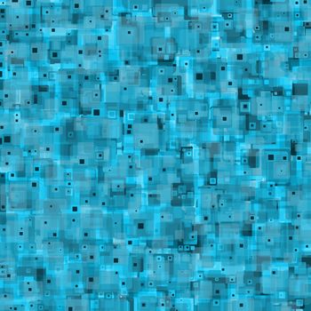 Abstract Blue layered squares background