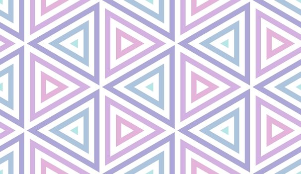 Seamless background of pastel triangles