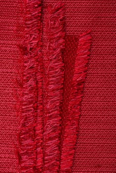 red fabric texture