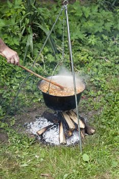 Camping lunch