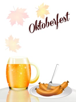 illustration of Oktoberfest