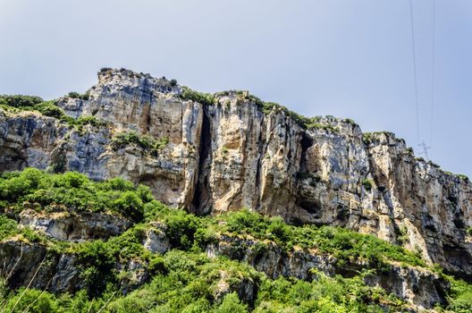 Picture at the canion close to Pamplona city in Spain. With beautiful colors and environment,