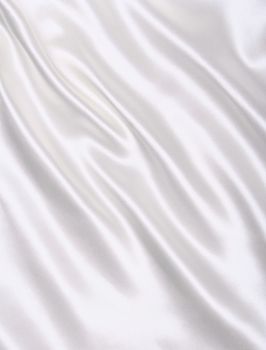 Smooth elegant white silk can use as wedding background 