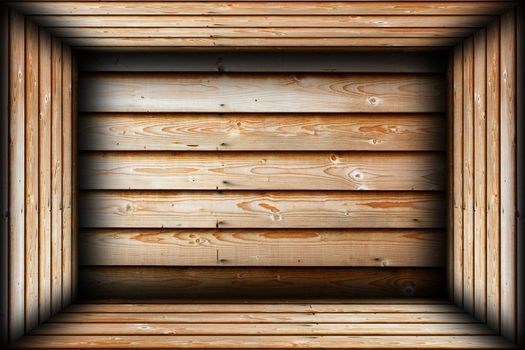 brown wood finished interior background ready for your design