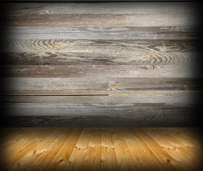 cabin interior abstract backdrop with wood finishing
