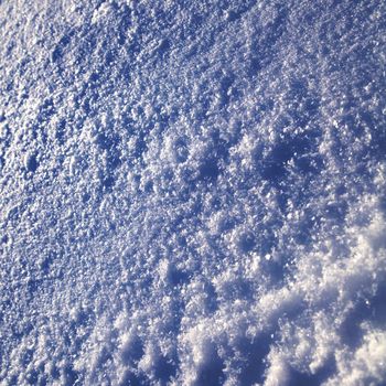 Abstract background of winter snow, shiny snowflake