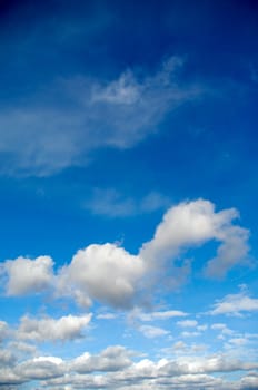 Blue sky and white clouds