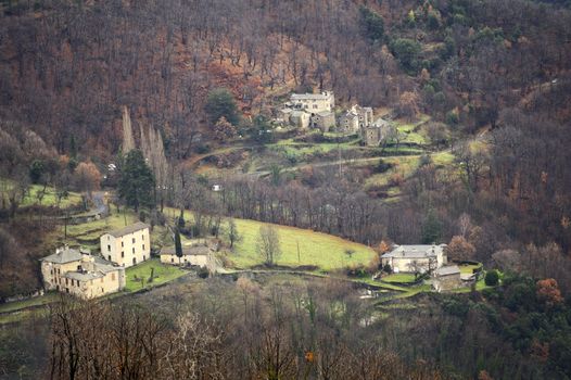 Cevennes mountain range in the south east of France in the department of Lozeres.