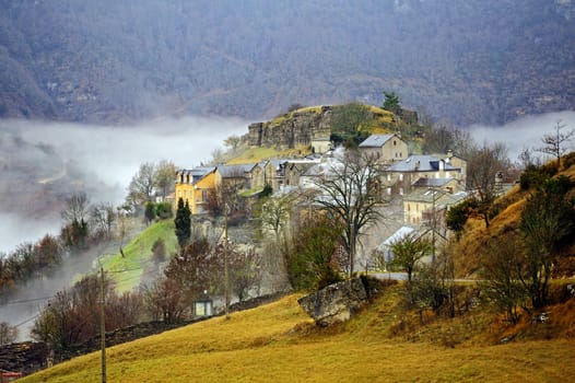 Cevennes mountain range in the south east of France in the department of Lozeres.