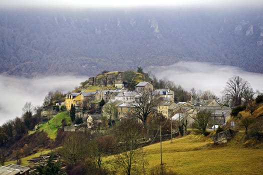 Cevennes mountain range in the south east of France in the department of Lozeres.