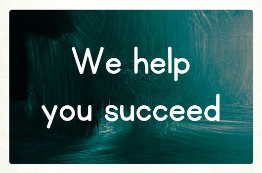we help you succeed