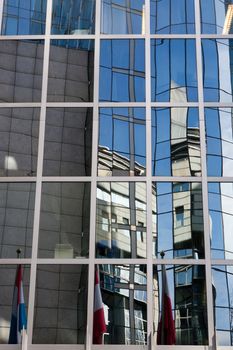 The business district of Brussels, capital of Europe