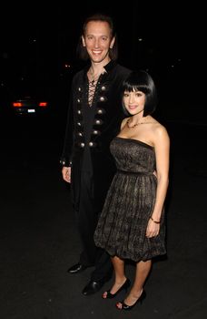 Steve Valentine and Silvia Demarco
at the In Defense of Animals Benefit Concert. Paramount Theater, Hollywood, CA. 02-17-07