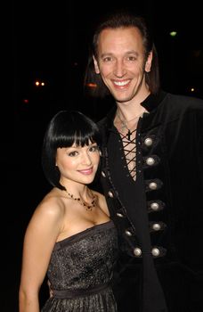 Steve Valentine and Silvia Demarco
at the In Defense of Animals Benefit Concert. Paramount Theater, Hollywood, CA. 02-17-07