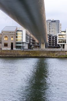 Big Bridge over the Maas river in Maastricht, Netherlands