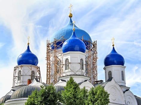 Bogolyubsky cathedral in Svyato-Bogolyubsky nunnery, Bogolyubovo, Vladimir region, Russia