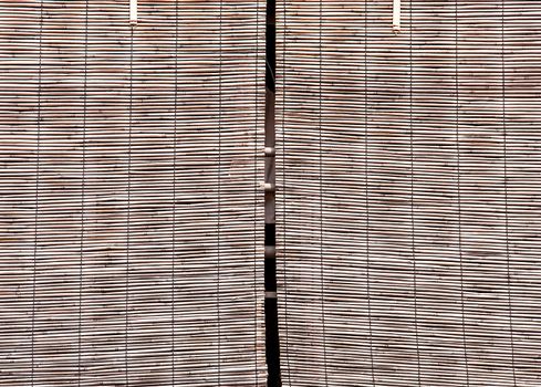 Bamboo walls is the thai style house wall