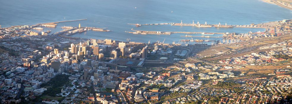 view of the city of cape town in south africa