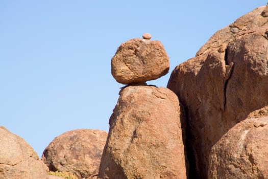 Landscape in Namibia - Geology - Area of Tweefontein