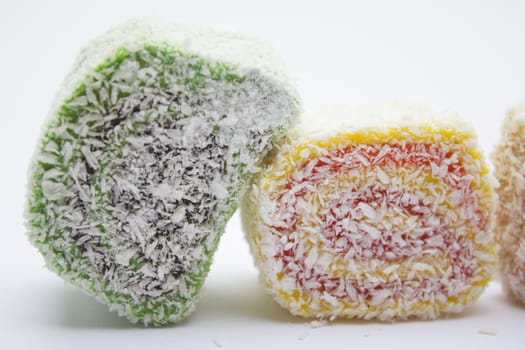Sweet Turkish delight traditional dessert.