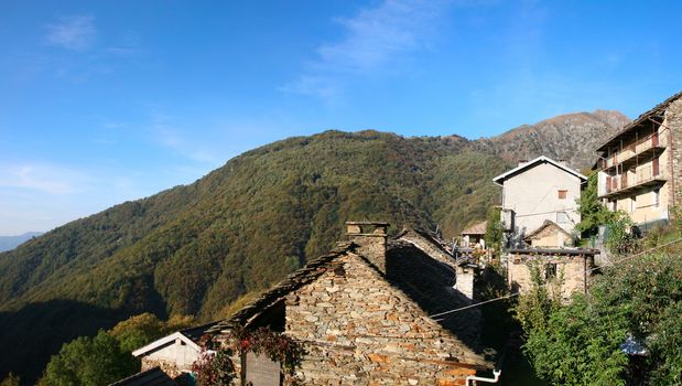 scareno - small village in the mountain of Italy