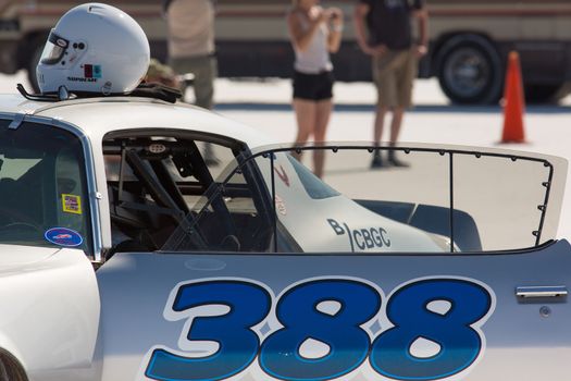 BONNEVILLE SALT FLATS, UTAH, SEPTEMBER 8: The 388 racing car during the World of Speed 2012.