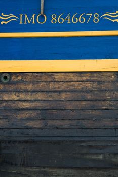 Frigate anchored in harbor of Goteborg, Sweden