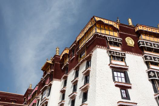 Potala Palace, Tibet. Historic home of the Dalai Lama, Lhasa, Tibet. An UNESCO World Heritage site.