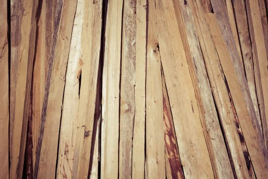 Background of untreated wood with a vintage look.